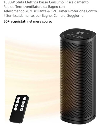 1800w stufa elettrica basso - 1800w,