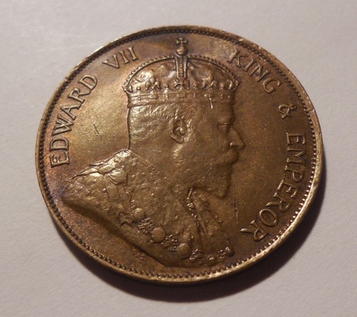 Hong kong penny 1902 - hong,