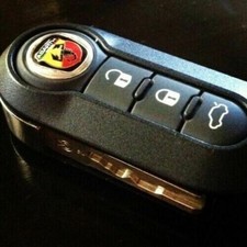 Chiave Telecomando Guscio per FIAT 500 PUNTO ABARTH +LOGO  ALTA QUALITà _