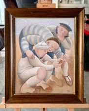 Quadro olio tela firmato - olio,