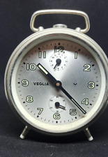 orologio da tavolo meccanico vintage a corde made in italy veglia funzionante