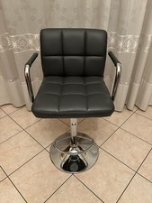 Sgabello Girevole In Ecopelle