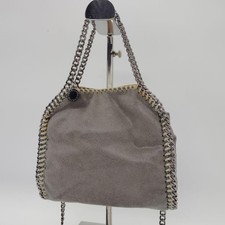 Borsa a tracolla Stella McCartney ecopelle Falabella grigio originale donna...