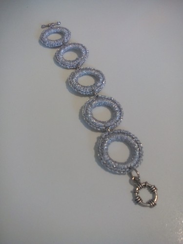 Bracciale donna filo - donna, cotone