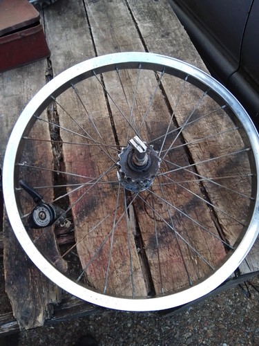 Ruota posteriore bici 20x1 - posteriore,