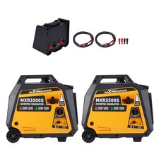 2pcs Generatore Inverter 3.5KW & 32A Parallelo Kit for All'aperto Campeggio