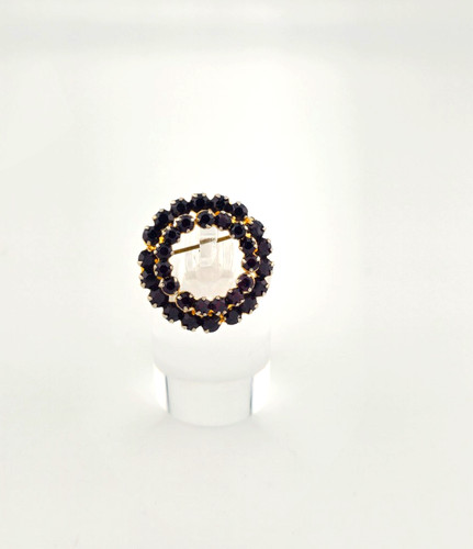 Spilla vintage granato - spilla,