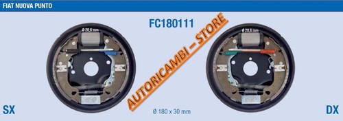 Fc180111 kit ganasce freno - ganasce,