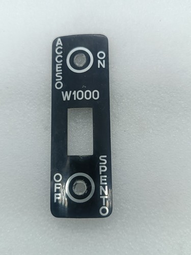 Cover etichetta metallo - in,