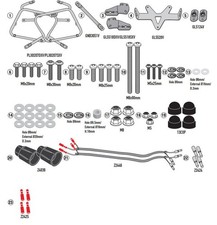 Kit Portavaligie Givi PLX8207