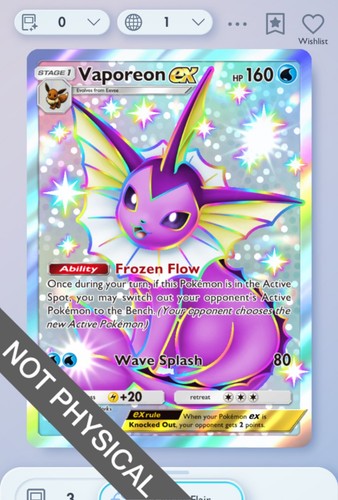 Pokemon tcg pocket vaporeon - tcg,