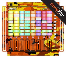Akai APC Mini MK2 Skin | Arancione Mimetico | Decalcomania Protettiva | Pelli StyleFlip