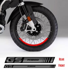 Kit Adesivi Centrali Cerchioni PER BMW R 1200 GS Adventure ACC-005 TRIPLE BLACK