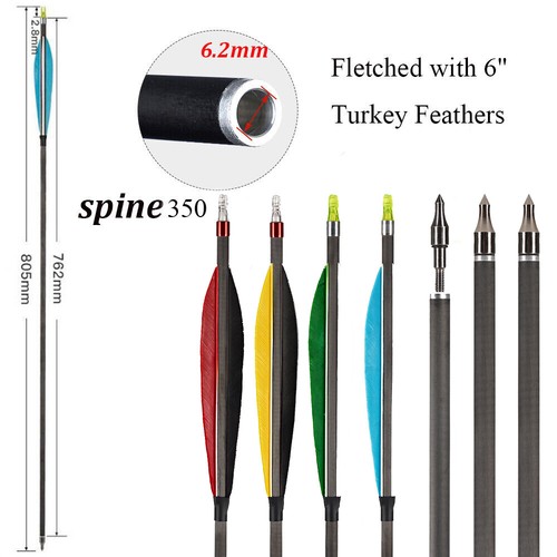 Frecce carbonio con - in,