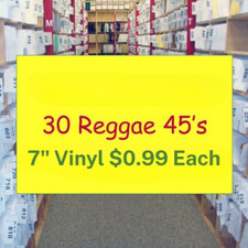 Reggae Vinyl Lot 30 New 7" 45s