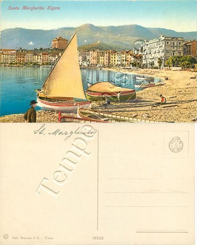 Cartolina santa margherita - cartolina,