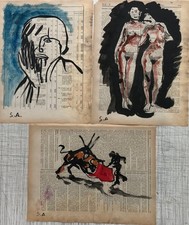 03 Disegni a  china e pastello