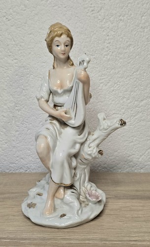Statua porcellana signora - statua,