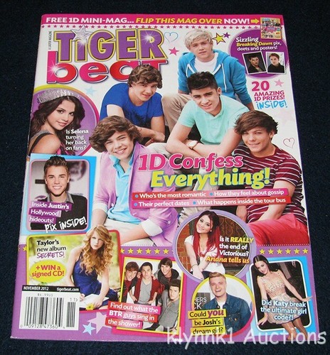 Tiger beat magazine nov - magazine,