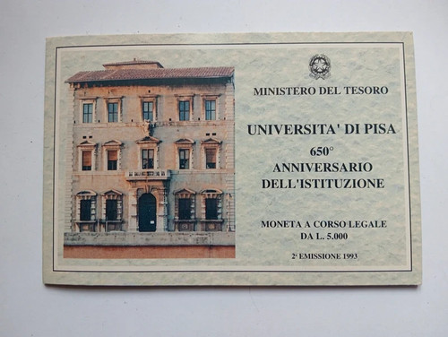 5000 lire 1993 argento - 5000,