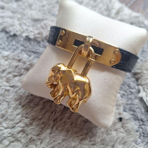 Cintura nera hermes elefante - cintura,