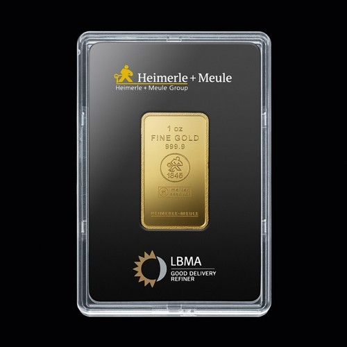 Lingotto oro oz oncia - d'oro, 1