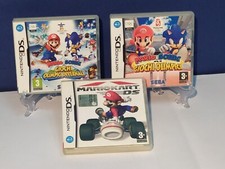 Set di 3 Giochi Nintendo DS due  Mario e Sonic Giochi Olimpici + Mario Kart DS