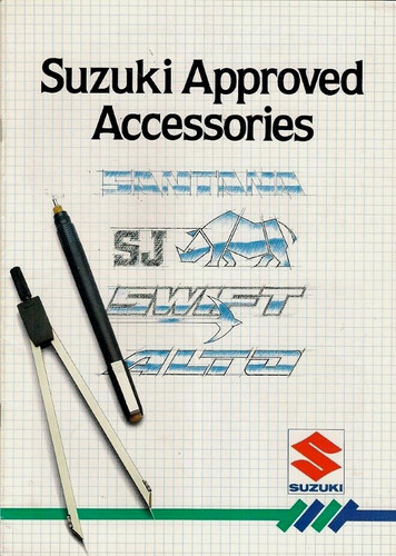 Suzuki accessories 1987 1988 - accessories, 1987-1988