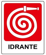 Cartello segnaletica idrante