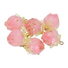 Perline di fiori da 0,6x0,4" 6