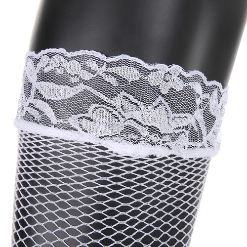 Calze rete uomo pizzo top - calze,