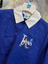 Grembiule Blu Bambino SIGGI scuola elementare Tennis - bottoni laterali +omaggio