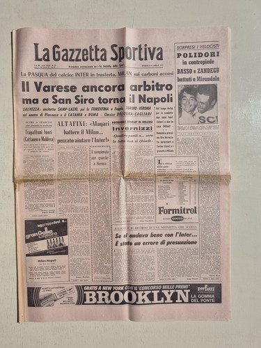 Gazzetta dello sport aprile - dello, 11