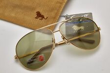 ? vintage occhiali da sole SERENGETI 5069M fotocromatiche pilot oro 80s?Unisex