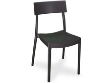 Sedia roma bistrot antracite - sedia,