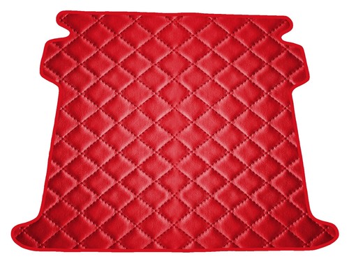 Rosso ecopelle trapuntata - ecopelle,