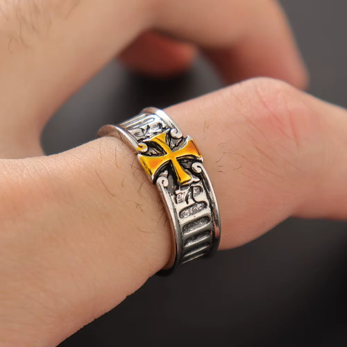 Anello uomo croce - uomo,
