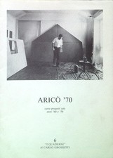 ARICO' '70. CARTE PROGETTI