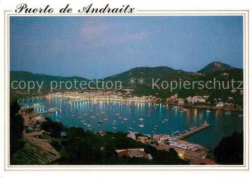 Andraitx puerto notturno - puerto,