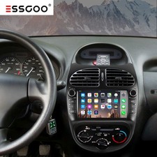 7" Per Peugeot 206 2001-2008 Android14 Apple CarPlay Autoradio GPS Navi Wifi 32G