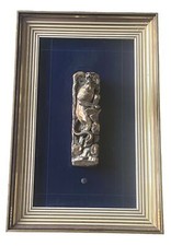 Ottaviani Studio Quadro A Bassorilievo Lamina Argento 925 Con Vetro Cornice.