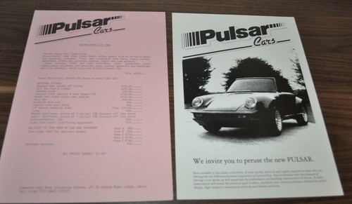 Pulsar cars replica kit - cars,