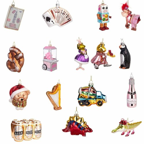 Ornamenti natale vetro - ornamenti, in