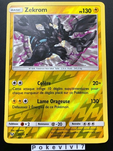 Carte pokemon zekrom 73 - pokemon,