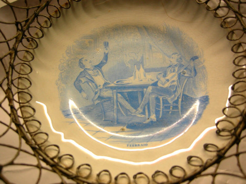 Antico piatto porcellana - piatto,