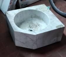 Lavandino Marmo Bianco Di Carrara Unico
