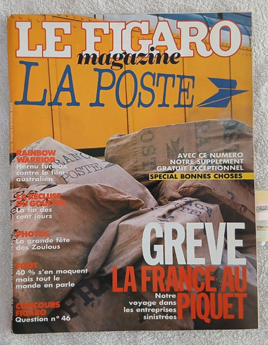 Figaro magazine 1988 greve - figaro, 11/1988
