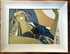 Cleopatra - Salvatore Fiume 1995 Firmato Oro Serigrafia Logo Arte Originale