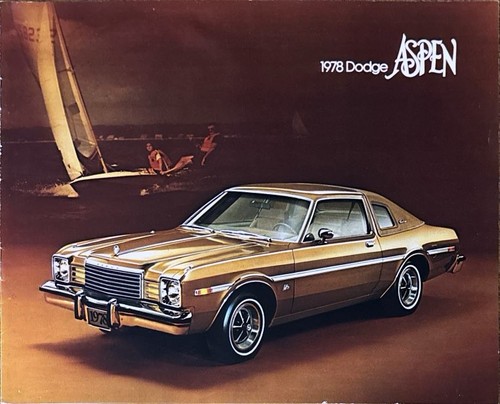 Dodge aspen depliant brochure - dodge,
