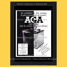 Anni ' 30  * Pubblicità Originale "Aga - DRAEGER, La Cuisinière à Feu Continu, N